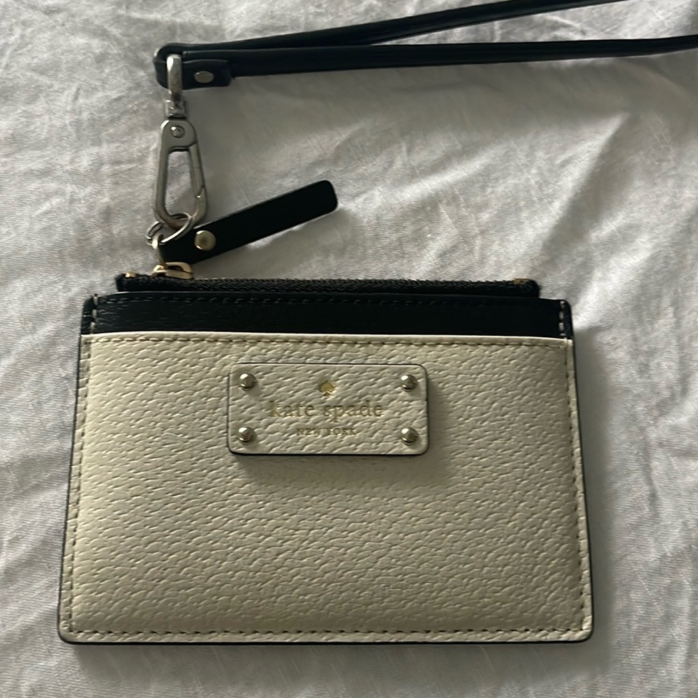 Kate spade leather wristlet.